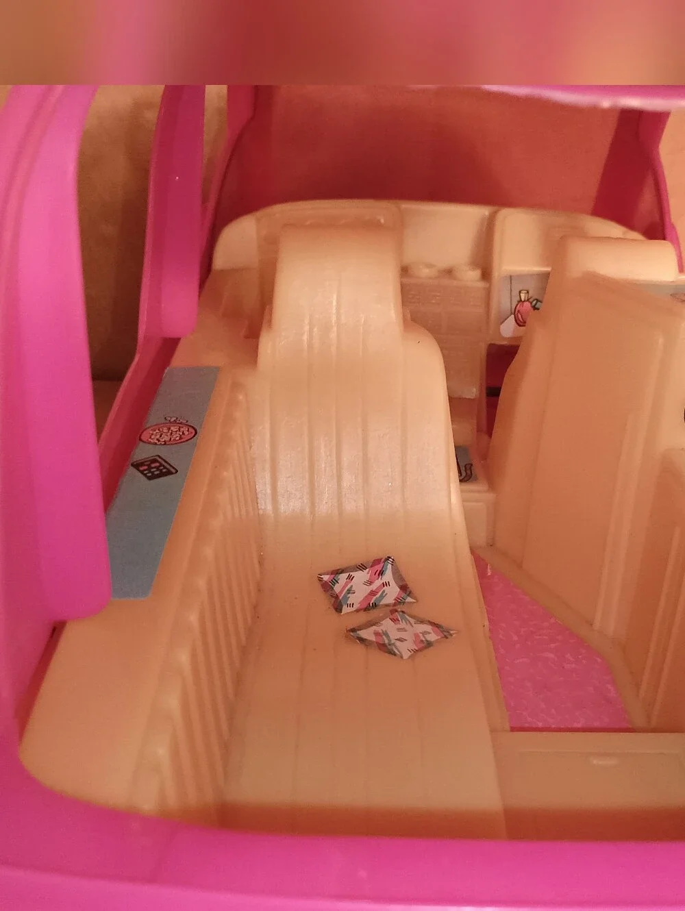Vintage Barbie Mini Camper Van / | Retro Pink Camper |